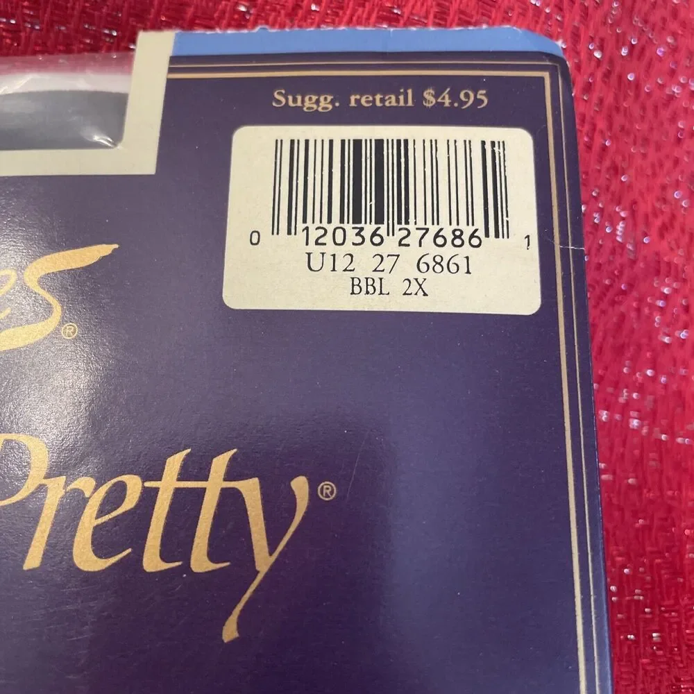Hanes Fitting Pretty Queen 2X Day Sheer Control Top Barely Black Sandalfoot